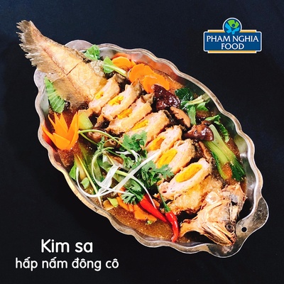 Hapi cá thát lát rút xương kim sa (nhân trứng muối) 500gram