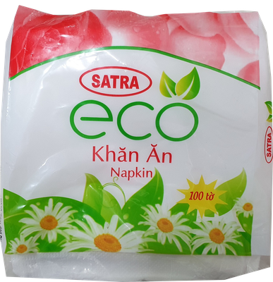 KHĂN ĂN SATRA ECO (NAPKIN 100TỜ)*48