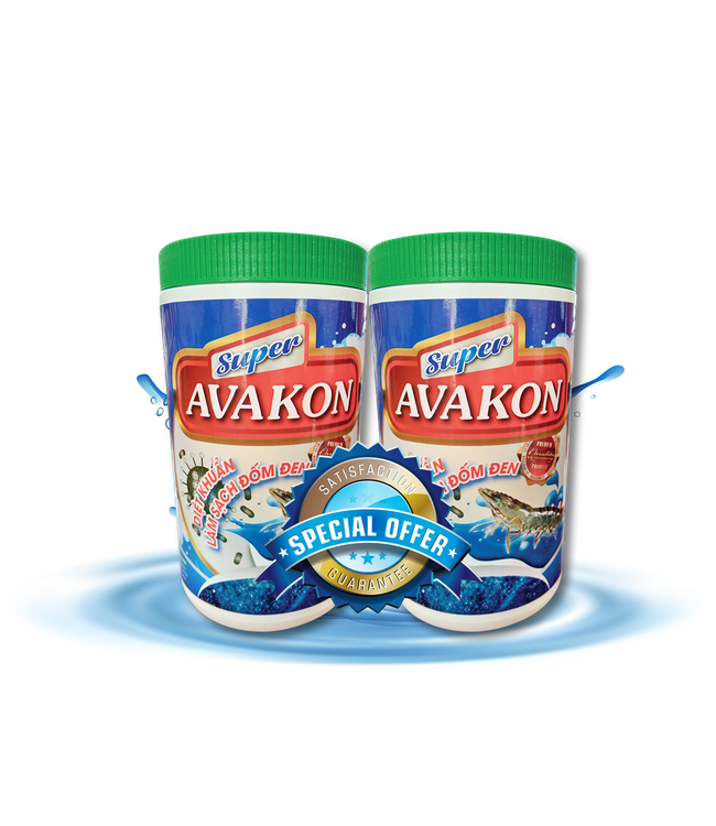 AVAKON - Diệt khuẩn, làm sạch đốm đen cho tôm