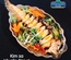 Hapi cá thát lát rút xương kim sa (nhân trứng muối) 500gram
