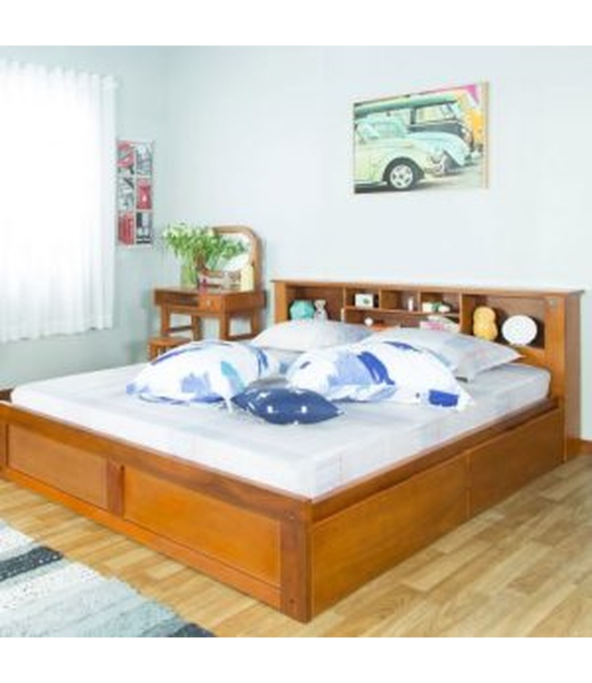 Giường gỗ phòng ngủ