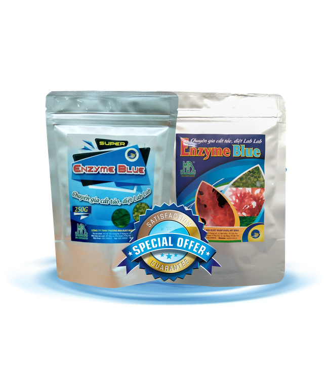 ENZYME BLUE - Diệt tảo độc và xử lý nước đáy ao tôm