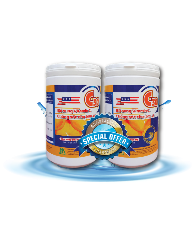 C30 - Bổ sung vitamin C, chống sốc cho tôm, cá