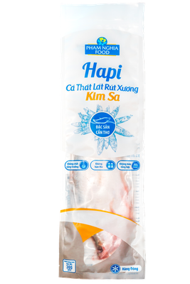 Hapi cá thát lát rút xương kim sa (nhân trứng muối) 300gram